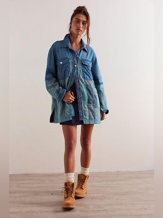 We The Free Jackets & Blazers - We The Free Heritage Quilted Shirt Jacket Oversized NWOT PTP 24”